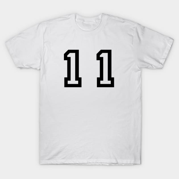 Number Eleven T-Shirt by sweetsixty